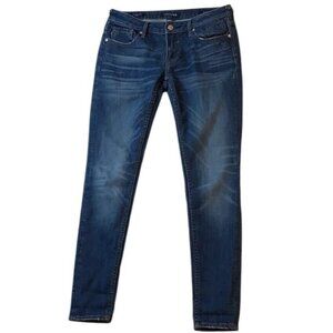 Vigoss The New York Skinny Low-Rise Stretch Jeans Size 26 Womens Blue Denim